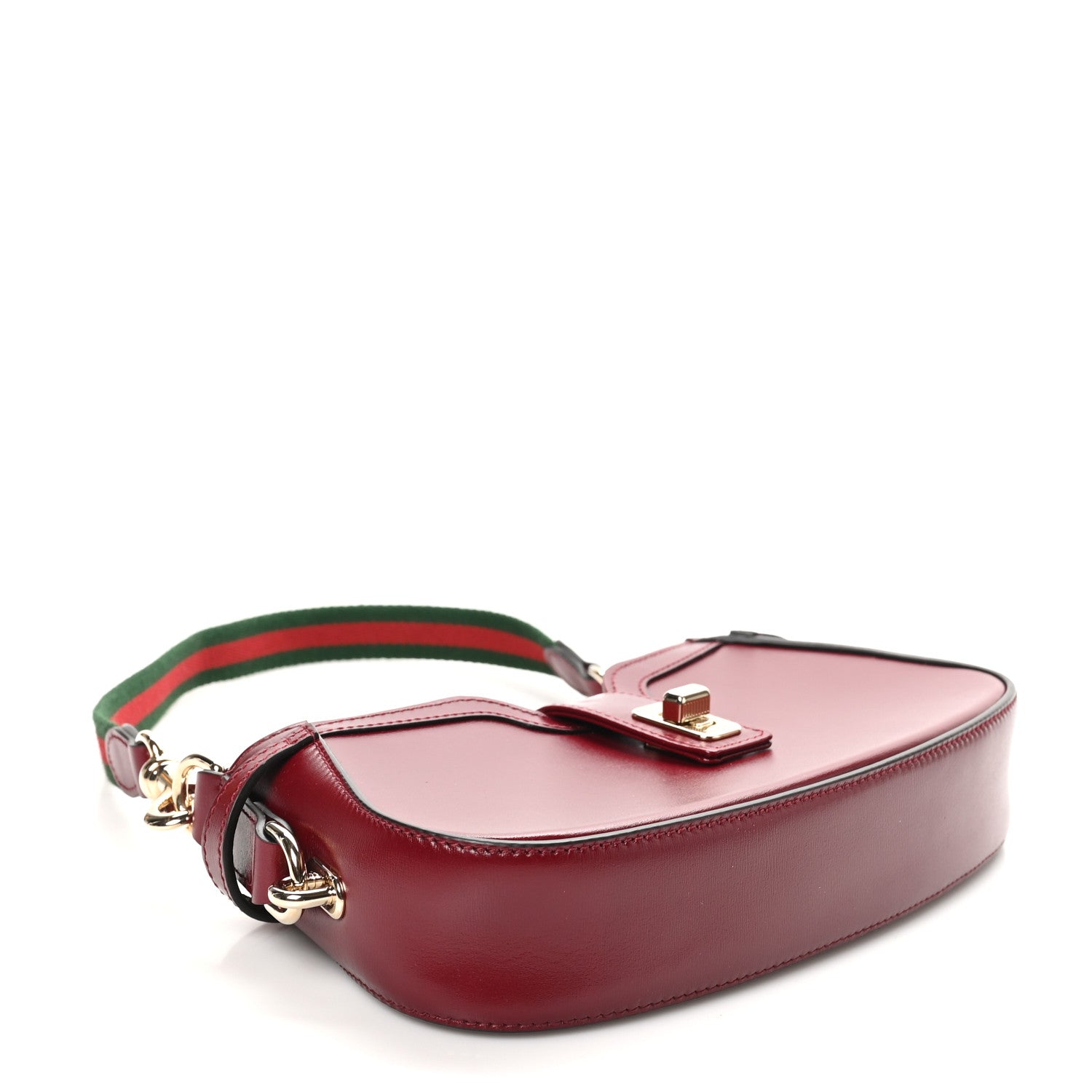 Boarded Dyana Lux Mini Moon Side Shoulder Bag Rosso Ancora