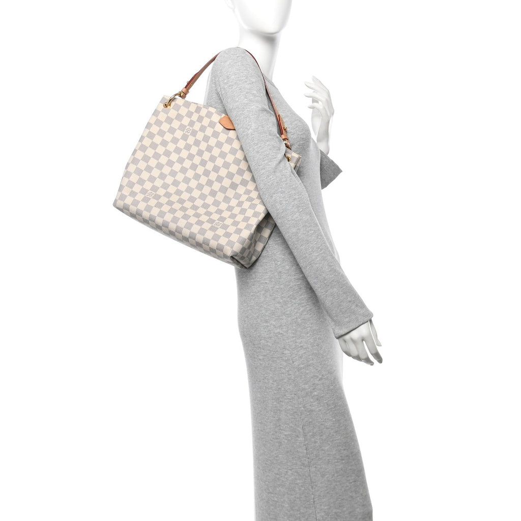 Damier Azur Graceful PM Rose Ballerine