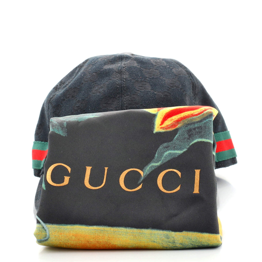 Web Baseball Cap GG Canvas Large