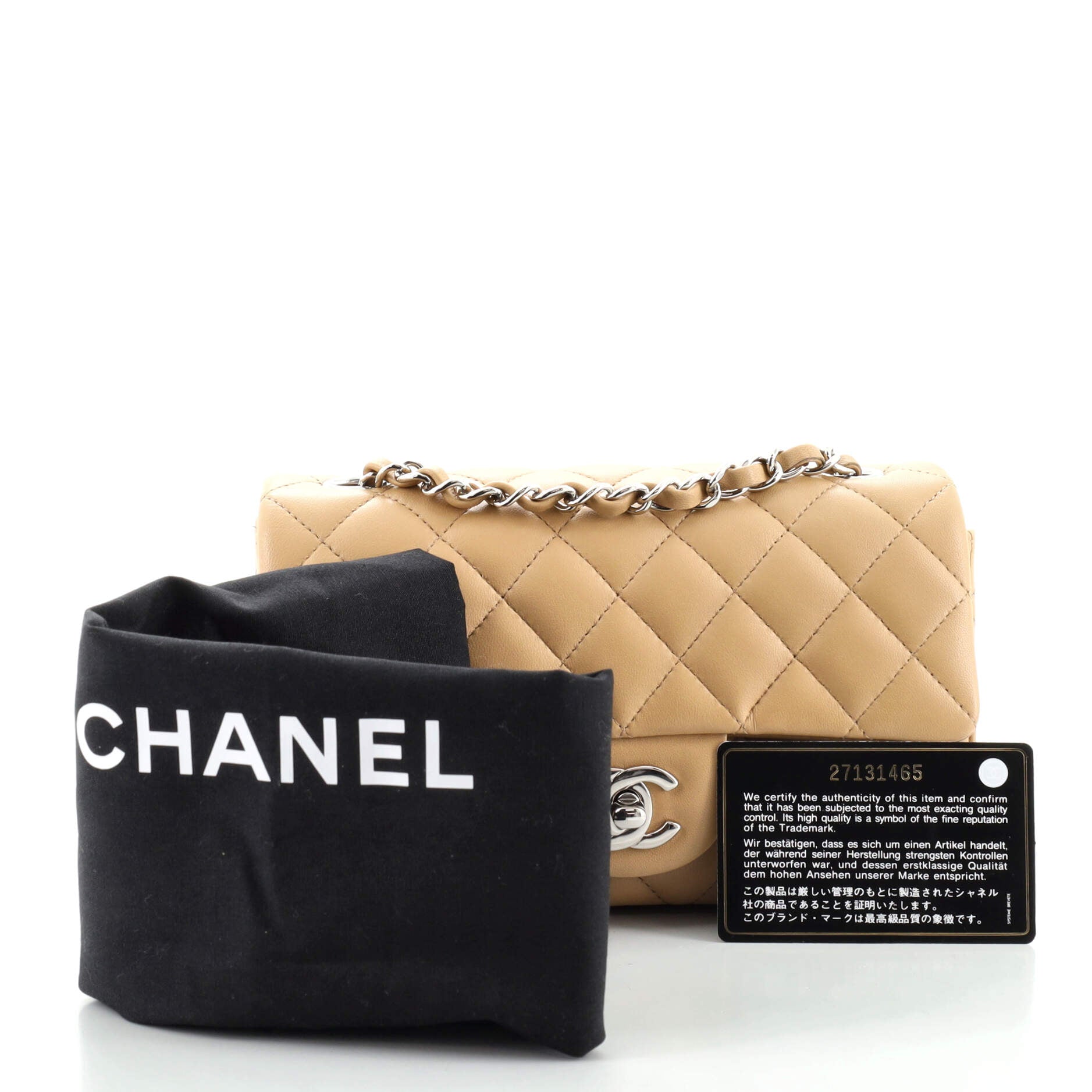Classic Single Flap Bag Quilted Lambskin Mini