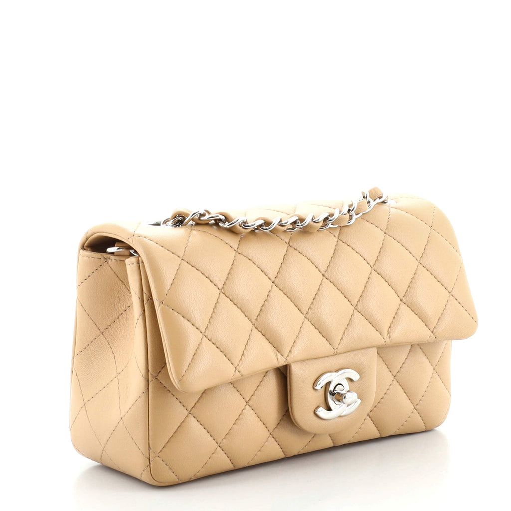 Classic Single Flap Bag Quilted Lambskin Mini