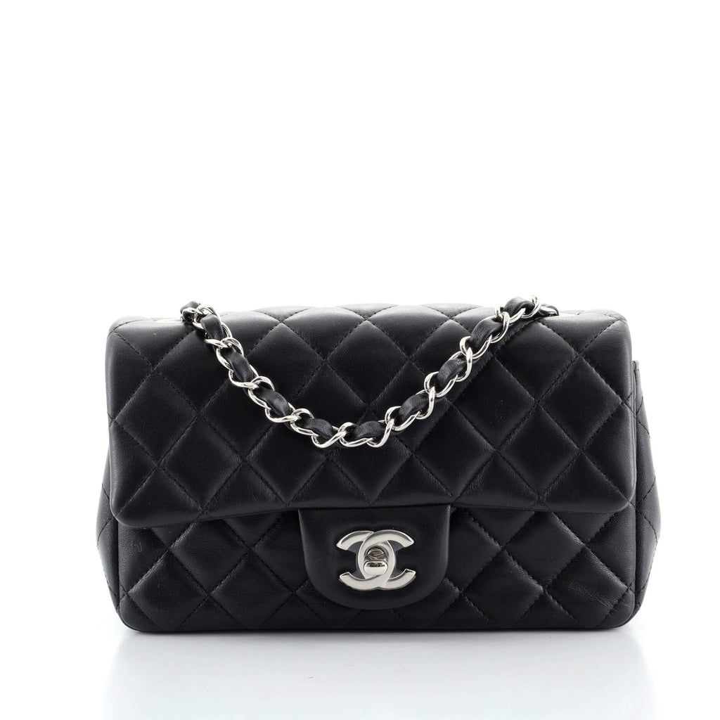 Classic Single Flap Bag Quilted Lambskin Mini