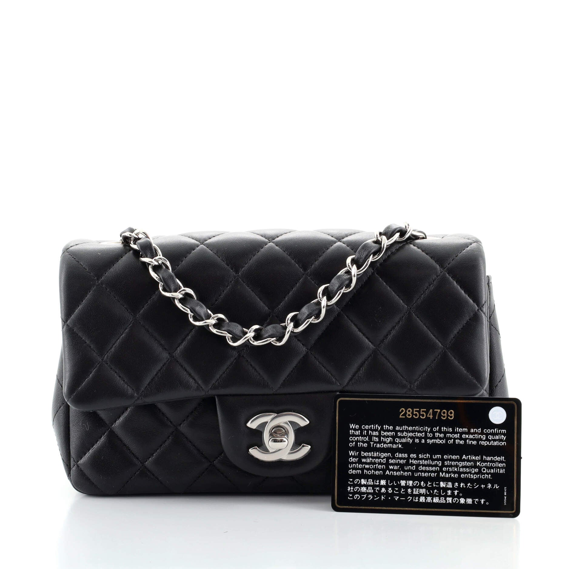 Classic Single Flap Bag Quilted Lambskin Mini