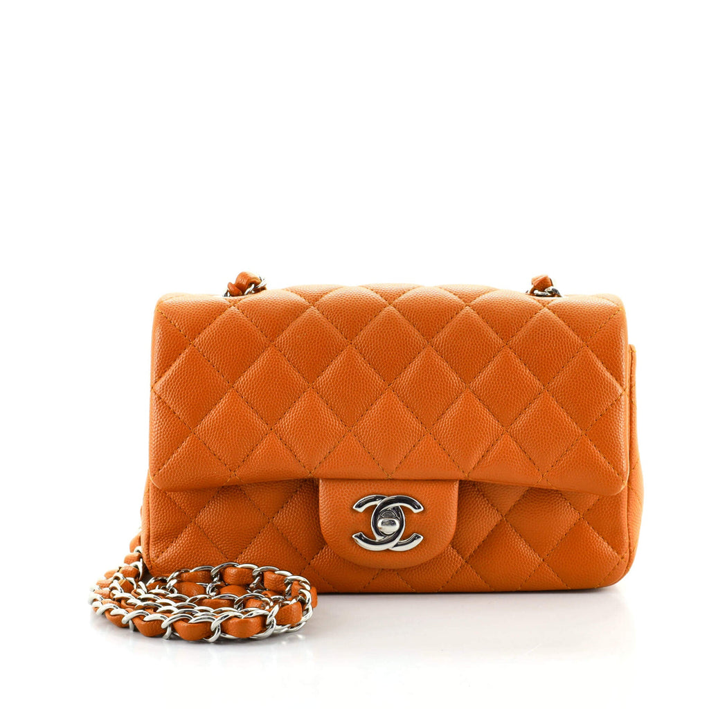 Classic Single Flap Bag Quilted Caviar Mini