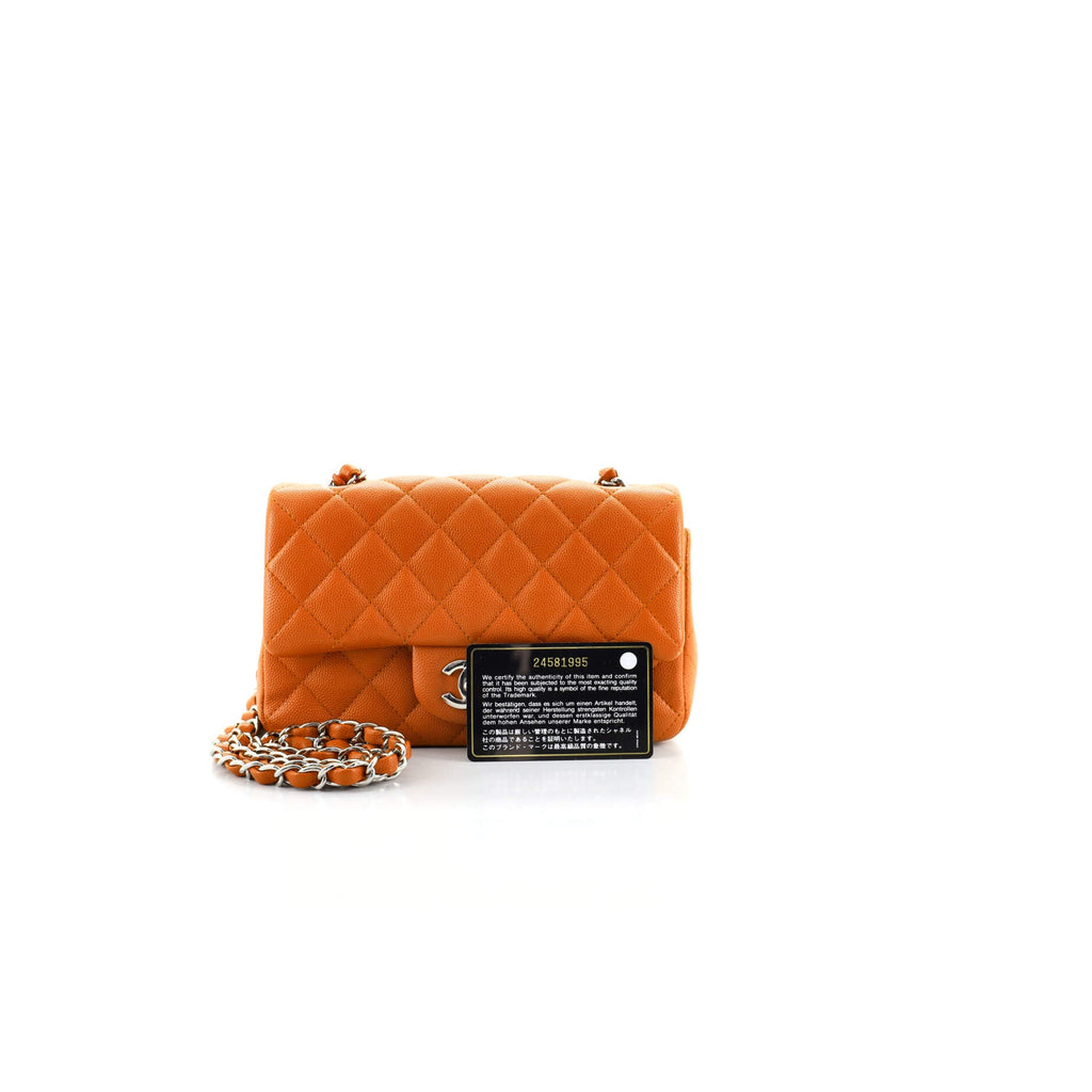 Classic Single Flap Bag Quilted Caviar Mini