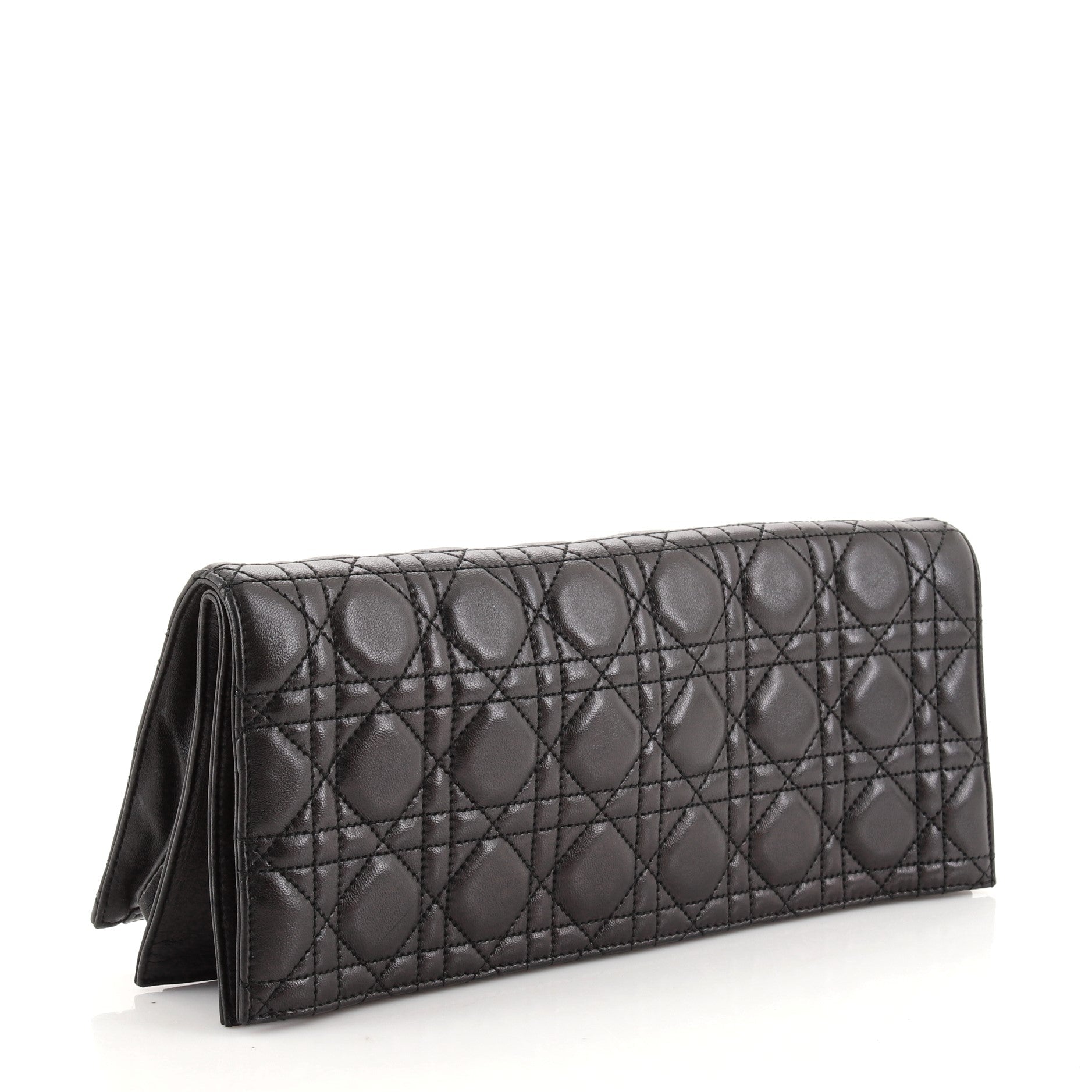 Lady Dior Clutch Cannage Quilt Leather