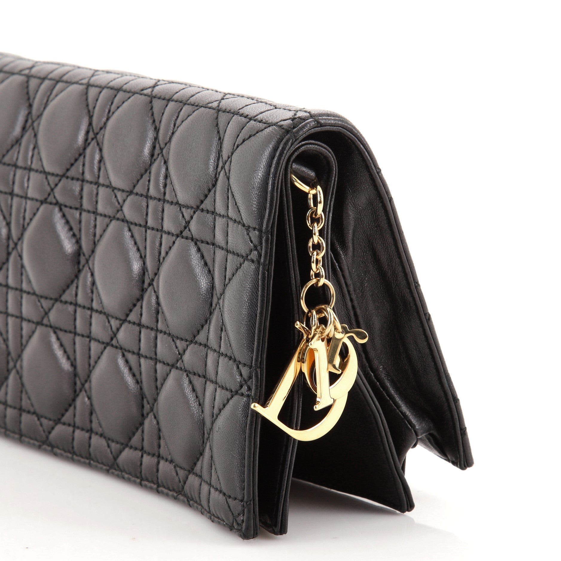 Lady Dior Clutch Cannage Quilt Leather
