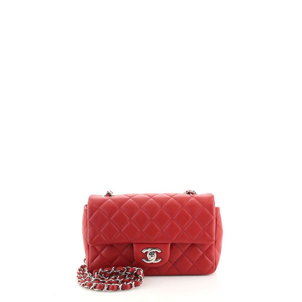 Classic Single Flap Bag Quilted Lambskin Mini