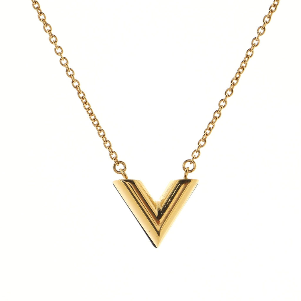 Essential V Necklace Metal