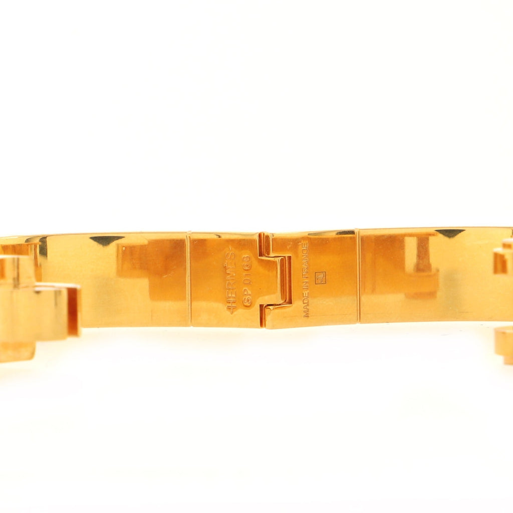 Hinged Bracelet Printed Enamel Thin