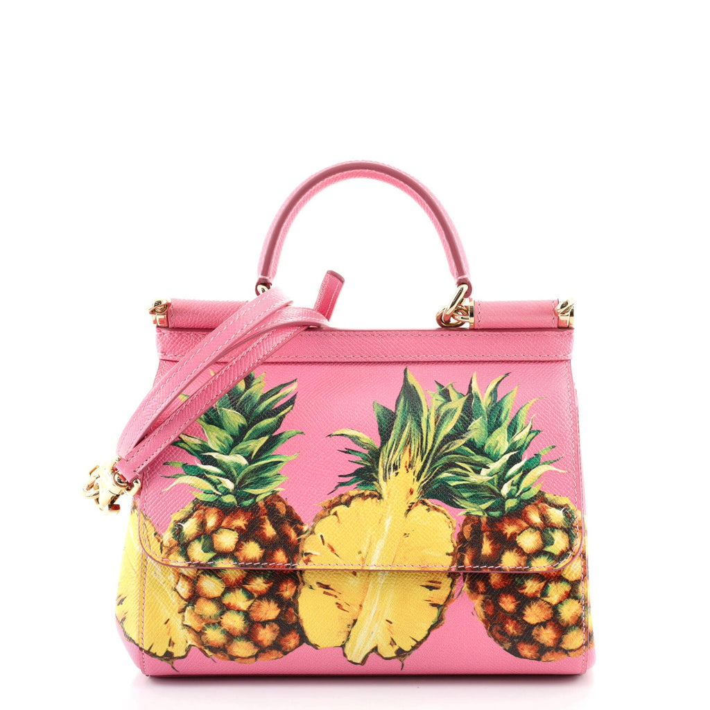 Miss Sicily Bag Printed Leather Mini