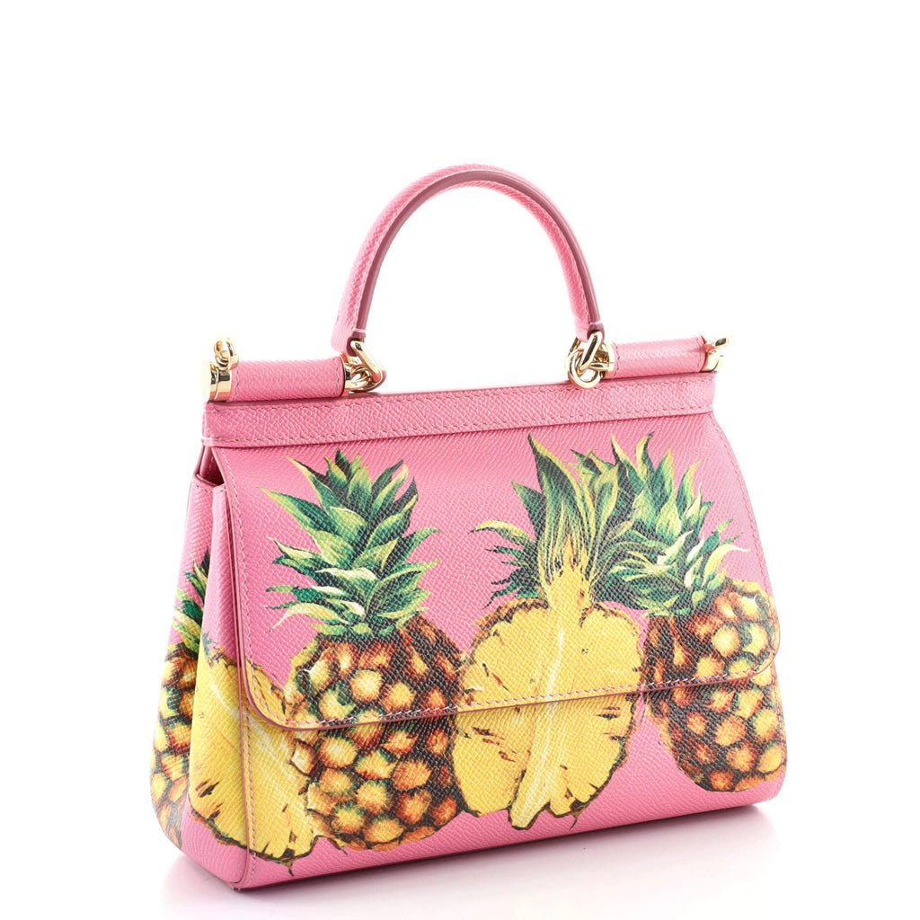 Miss Sicily Bag Printed Leather Mini