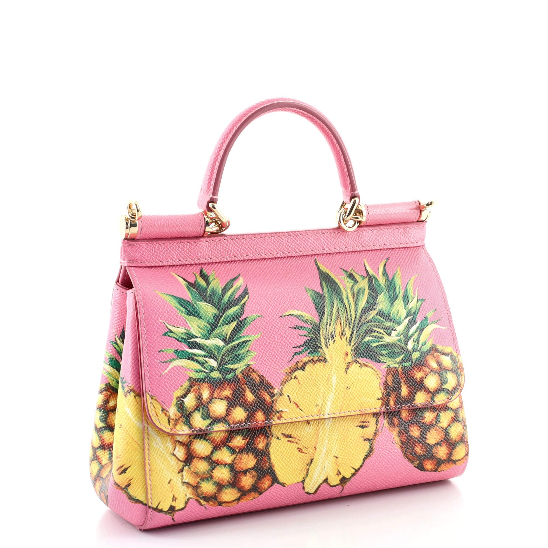 Miss Sicily Bag Printed Leather Mini