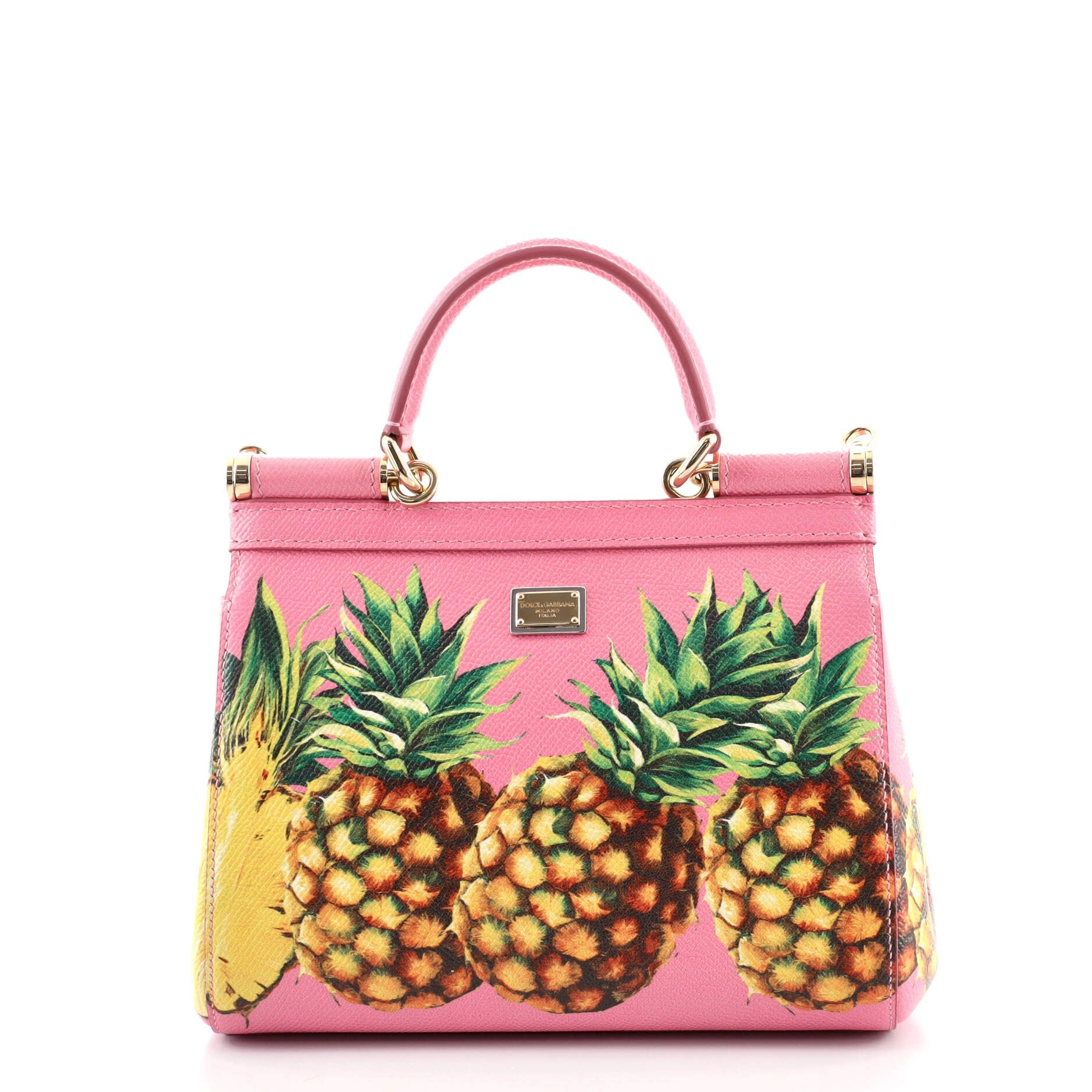Miss Sicily Bag Printed Leather Mini
