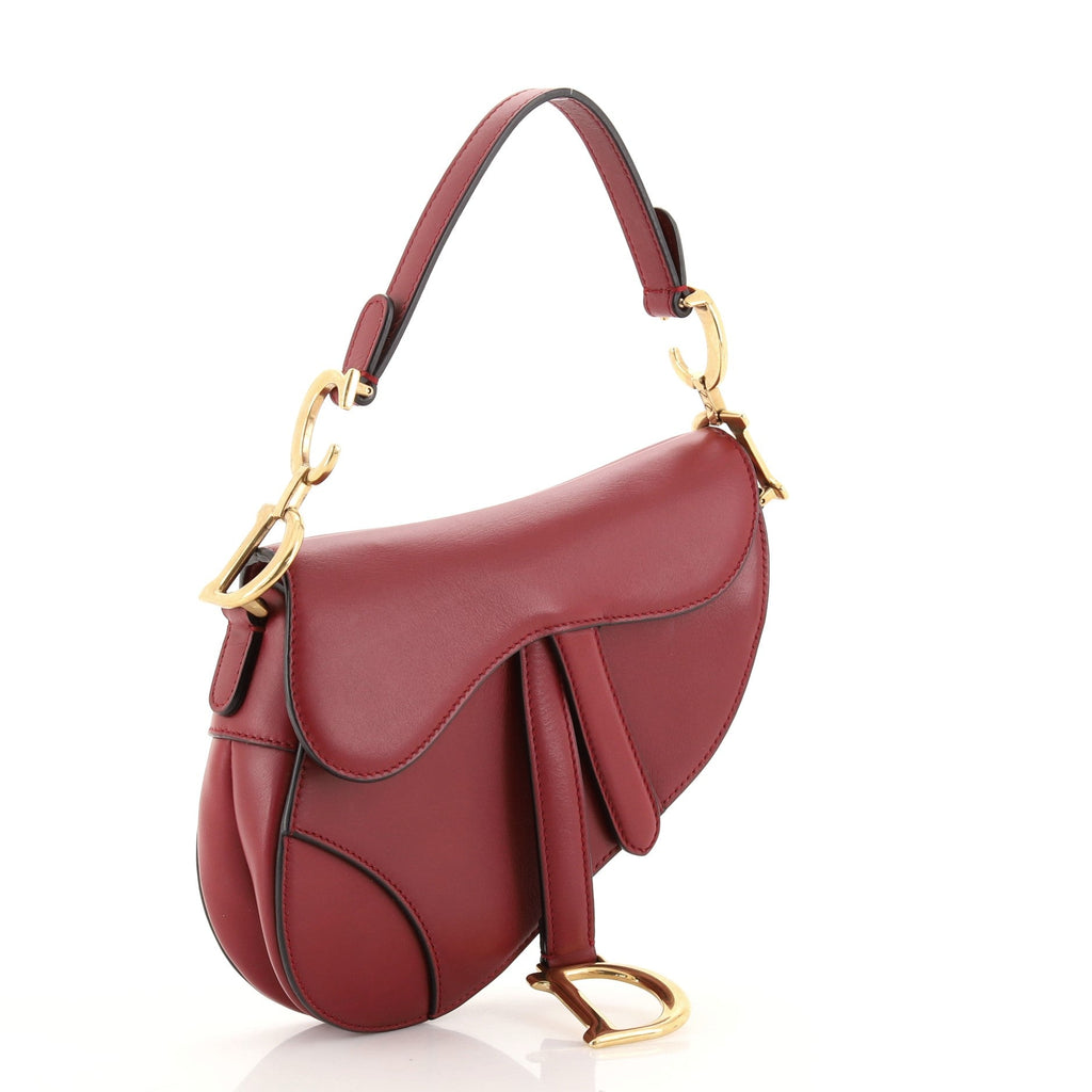 Saddle Handbag Leather Mini
