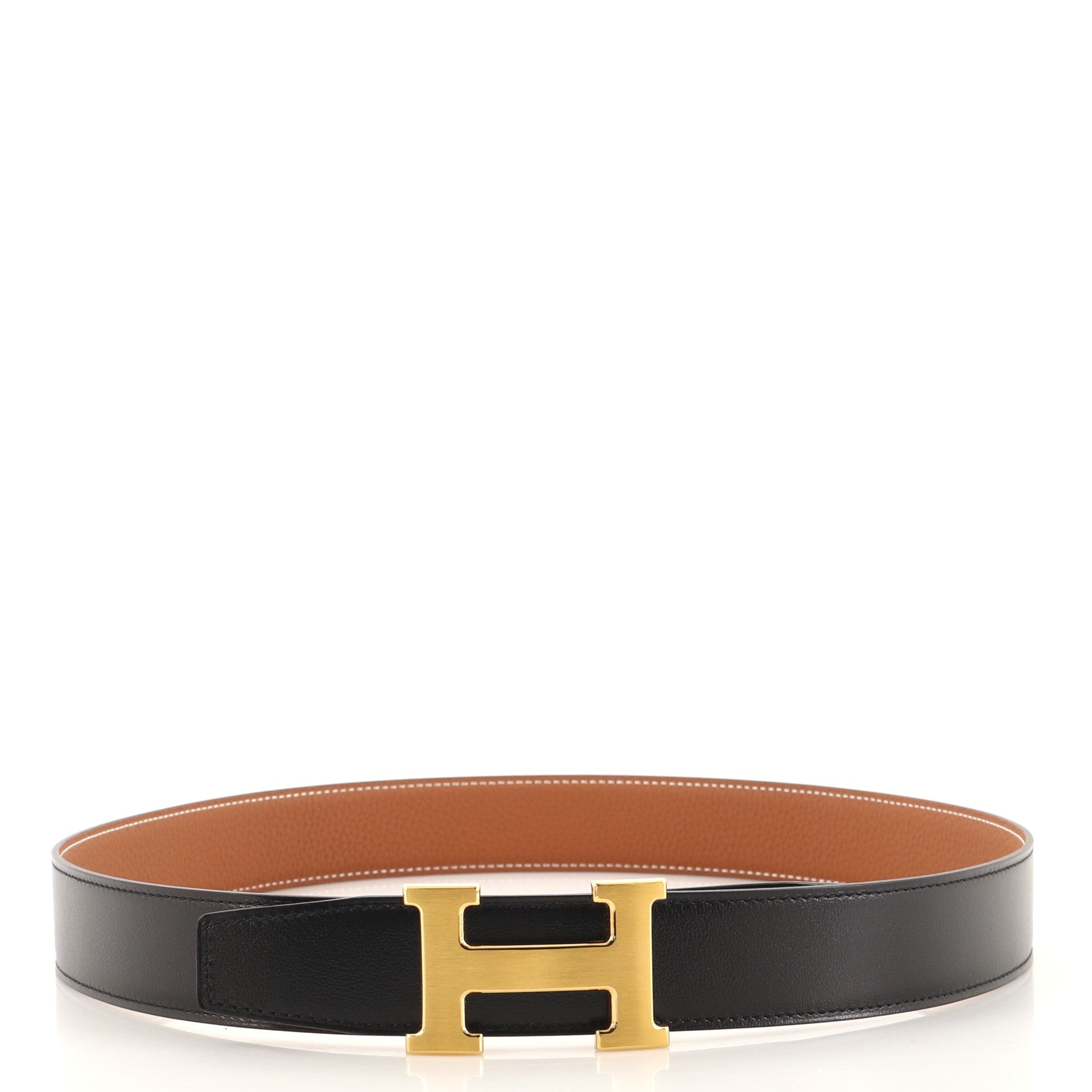Constance Reversible Belt Strap Leather Wide 85
