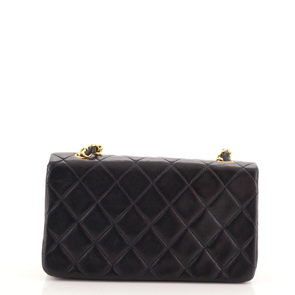 Vintage Full Flap Bag Quilted Lambskin Mini