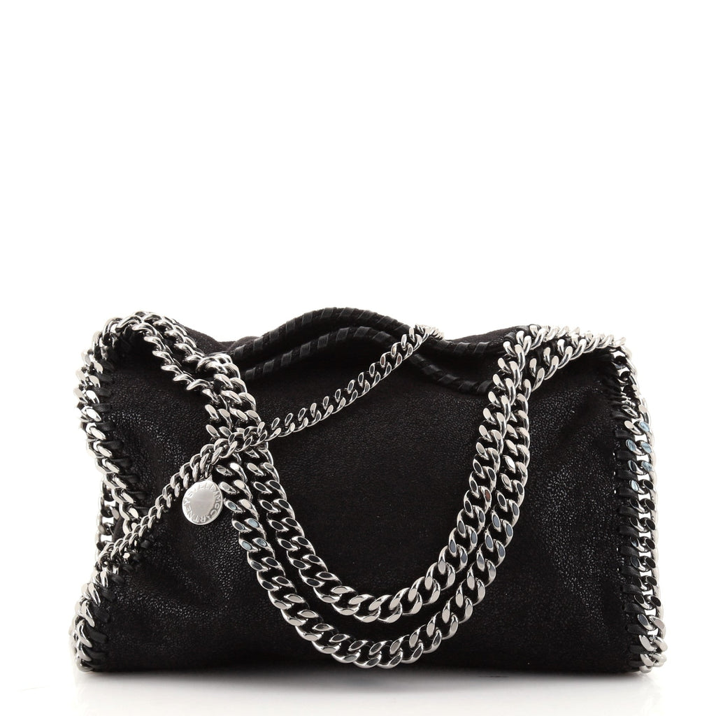 Falabella Fold Over Flap Crossbody Bag Shaggy Deer Mini