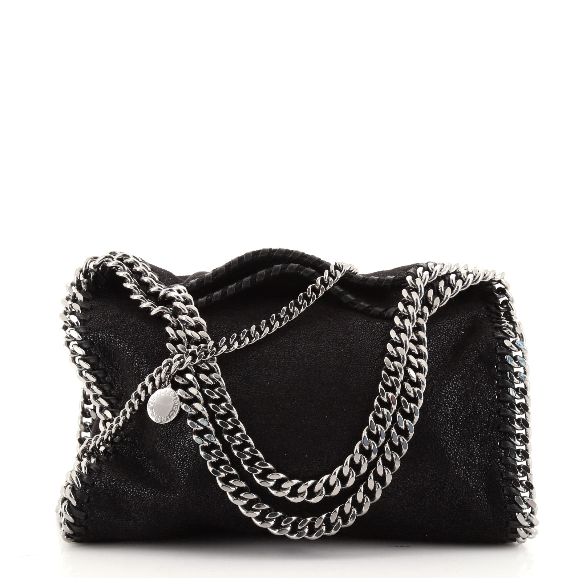 Falabella Fold Over Flap Crossbody Bag Shaggy Deer Mini