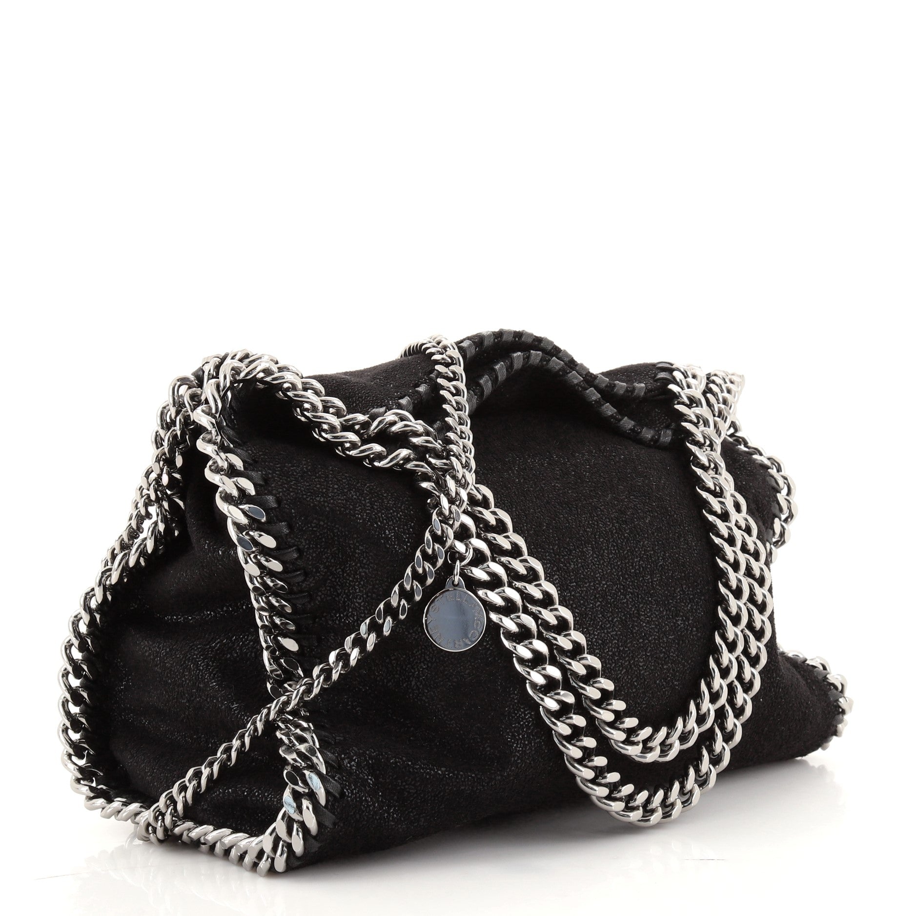Falabella Fold Over Flap Crossbody Bag Shaggy Deer Mini