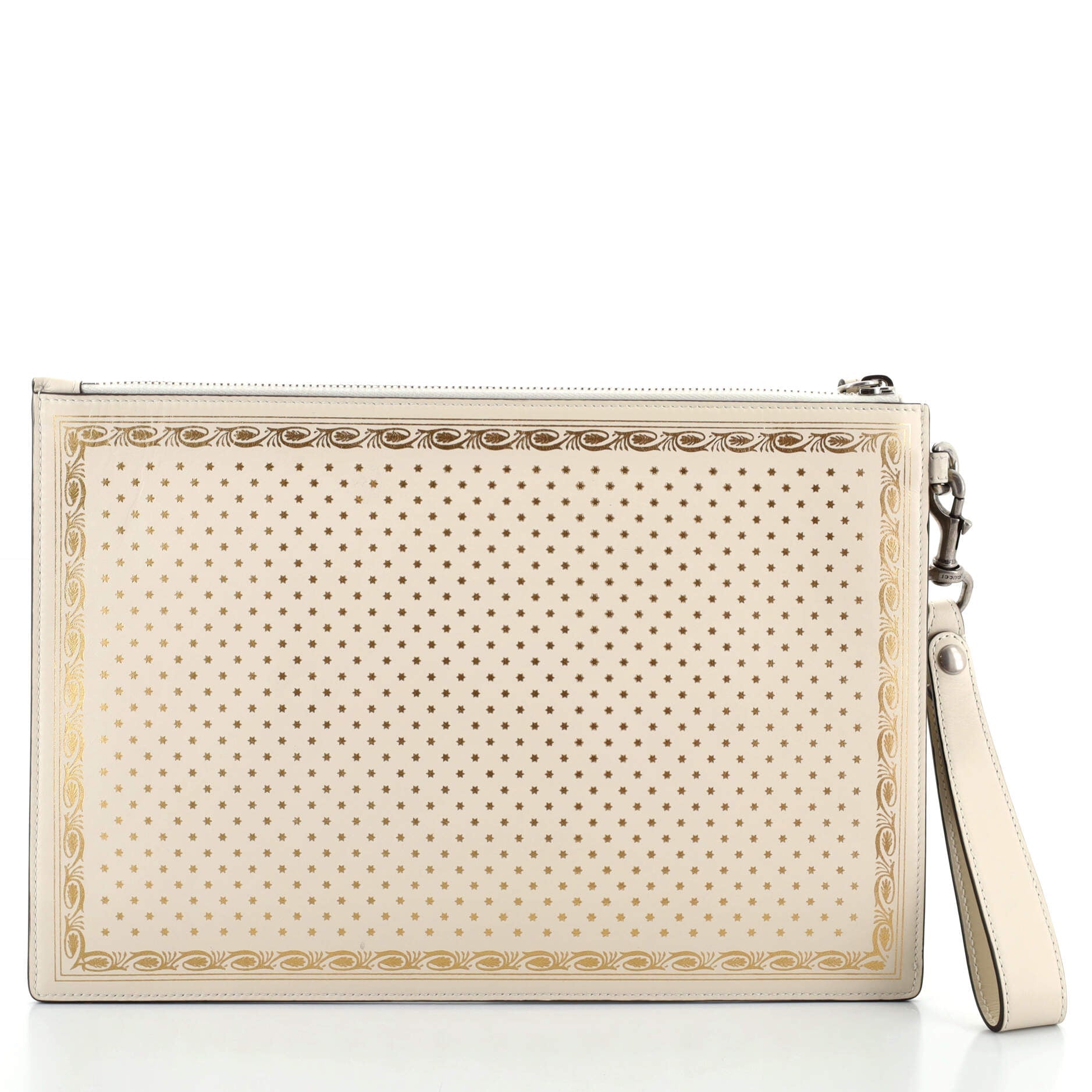 Wristlet Clutch Limited Edition Printed Leather