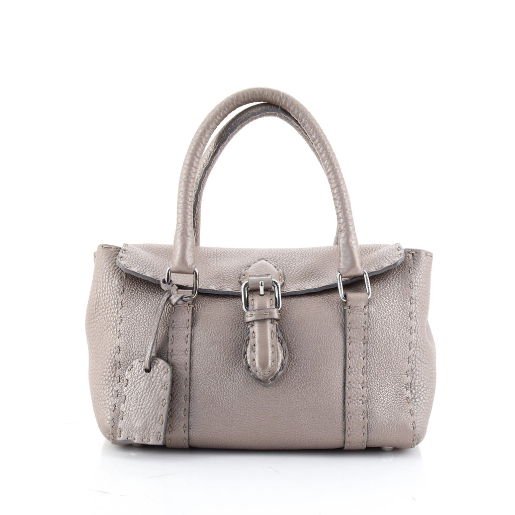 Selleria Linda Satchel Pebbled Leather Mini