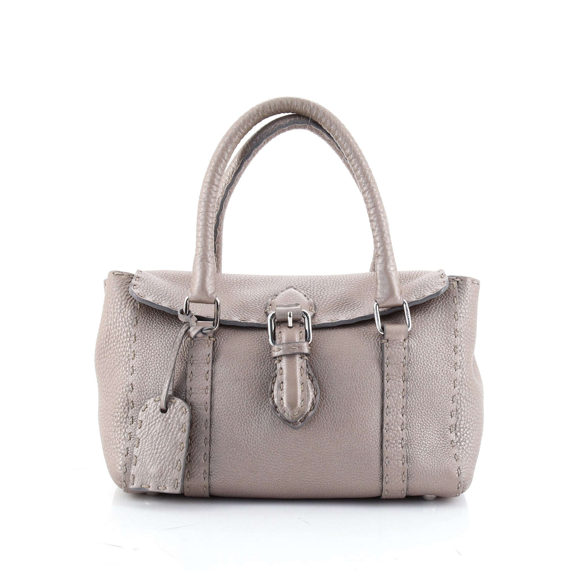 Selleria Linda Satchel Pebbled Leather Mini