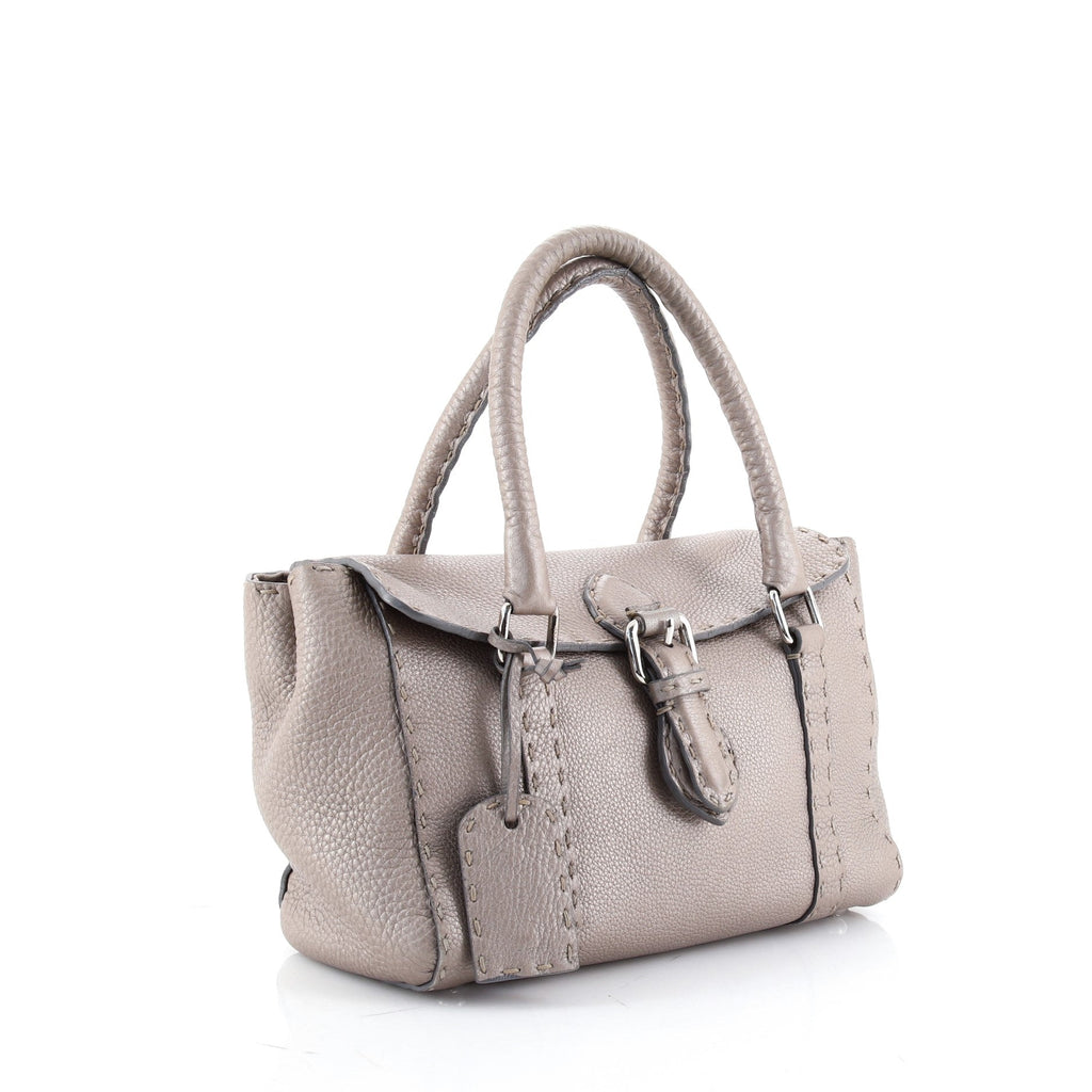 Selleria Linda Satchel Pebbled Leather Mini