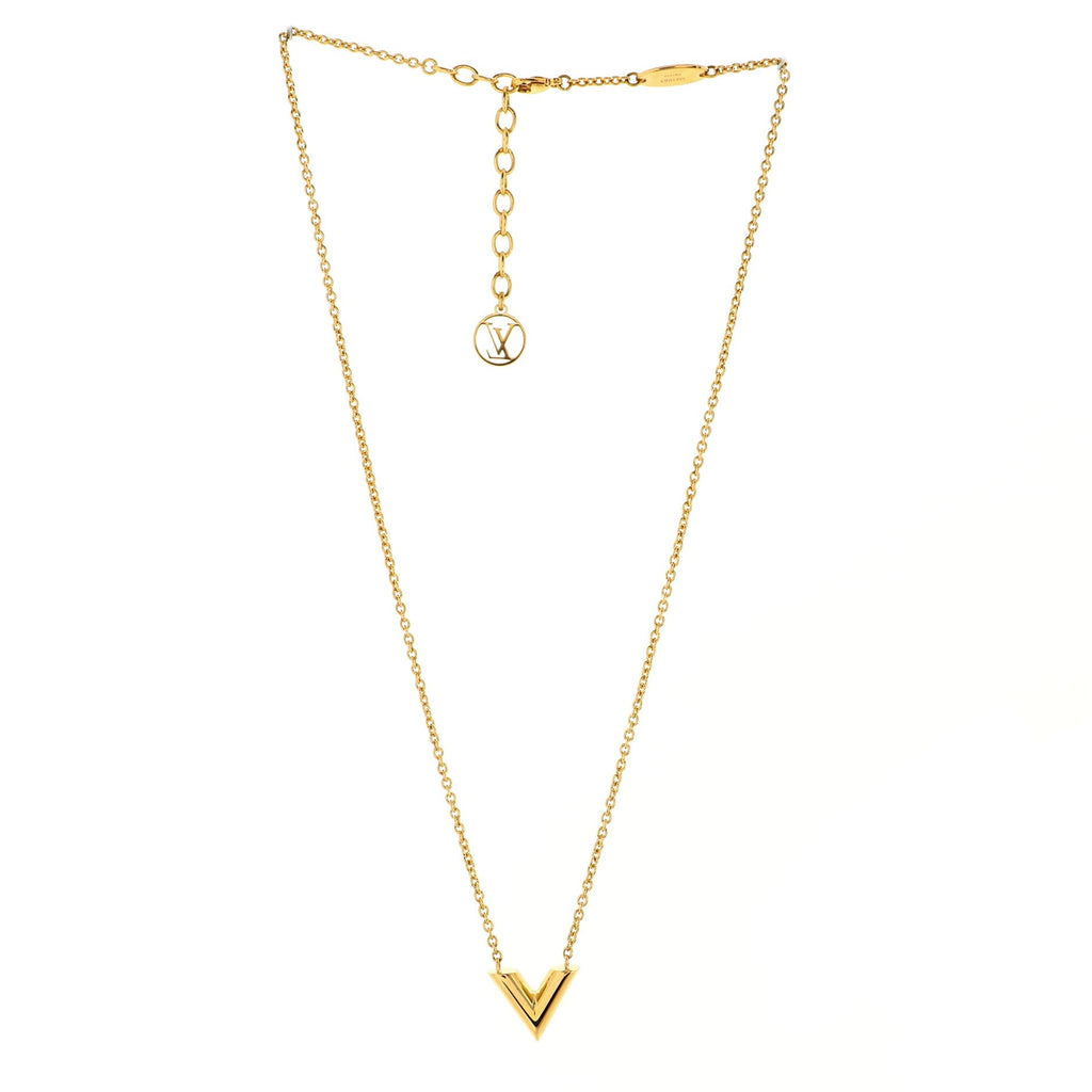 Essential V Necklace Metal