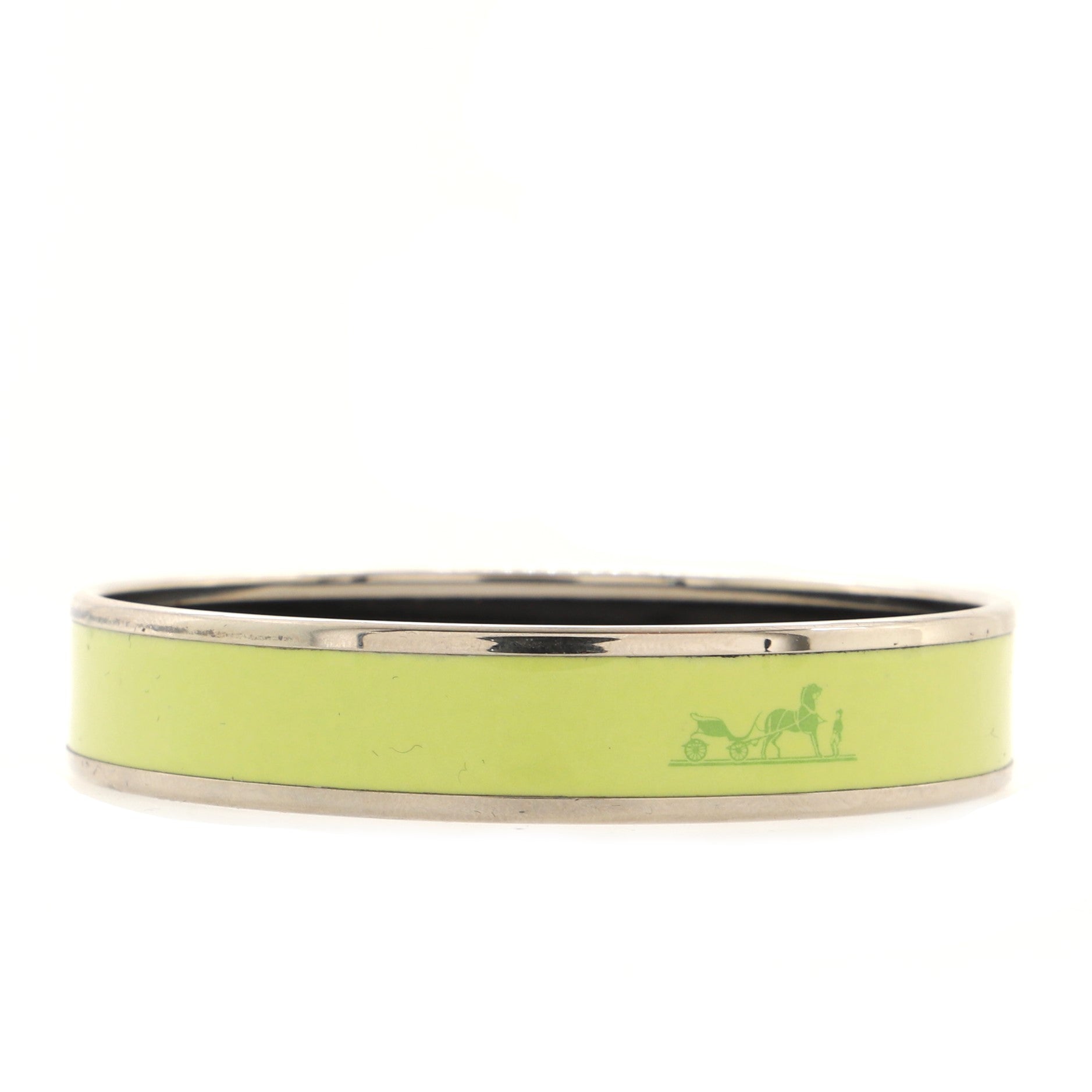 Caleche Bangle Bracelet Enamel Narrow