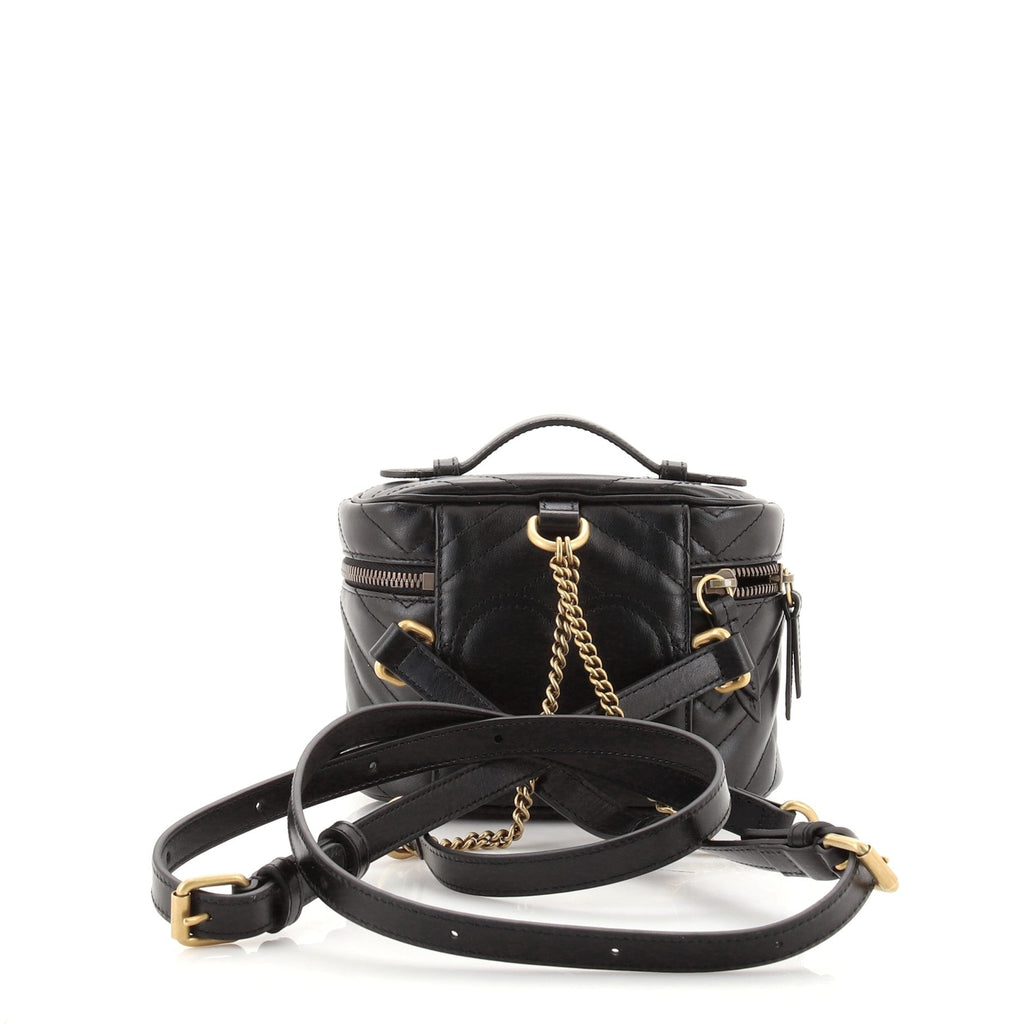 GG Marmont Vanity Backpack Matelasse Leather Mini