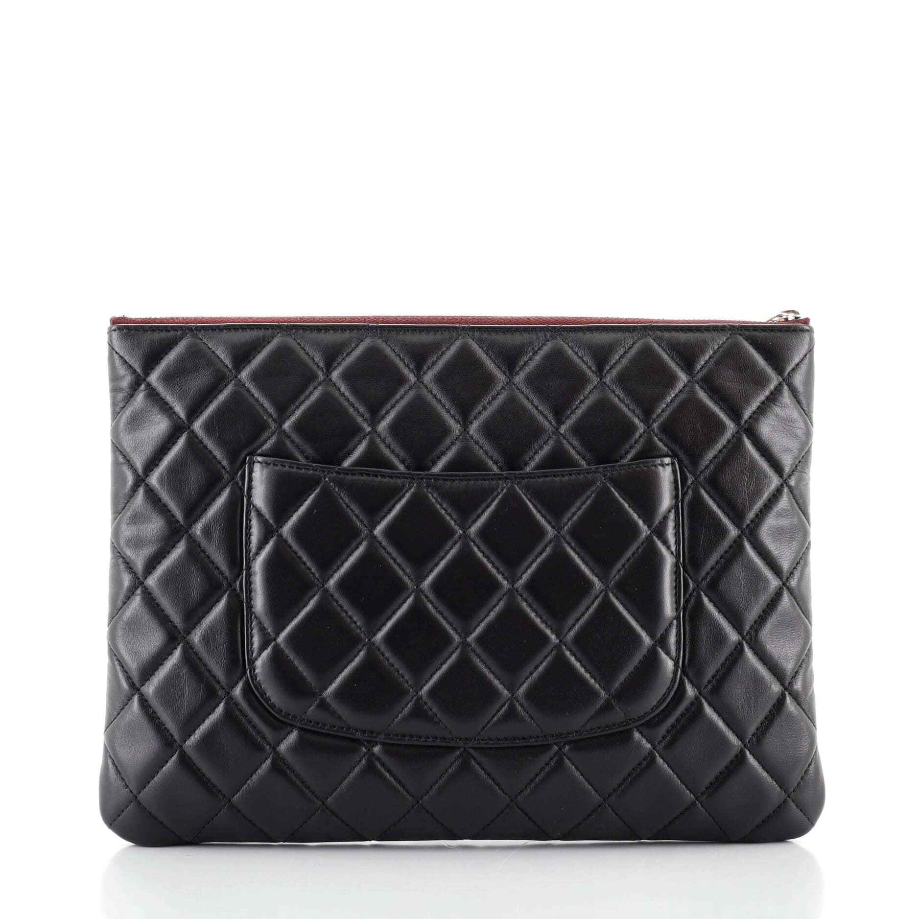 O Case Clutch Quilted Lambskin Medium