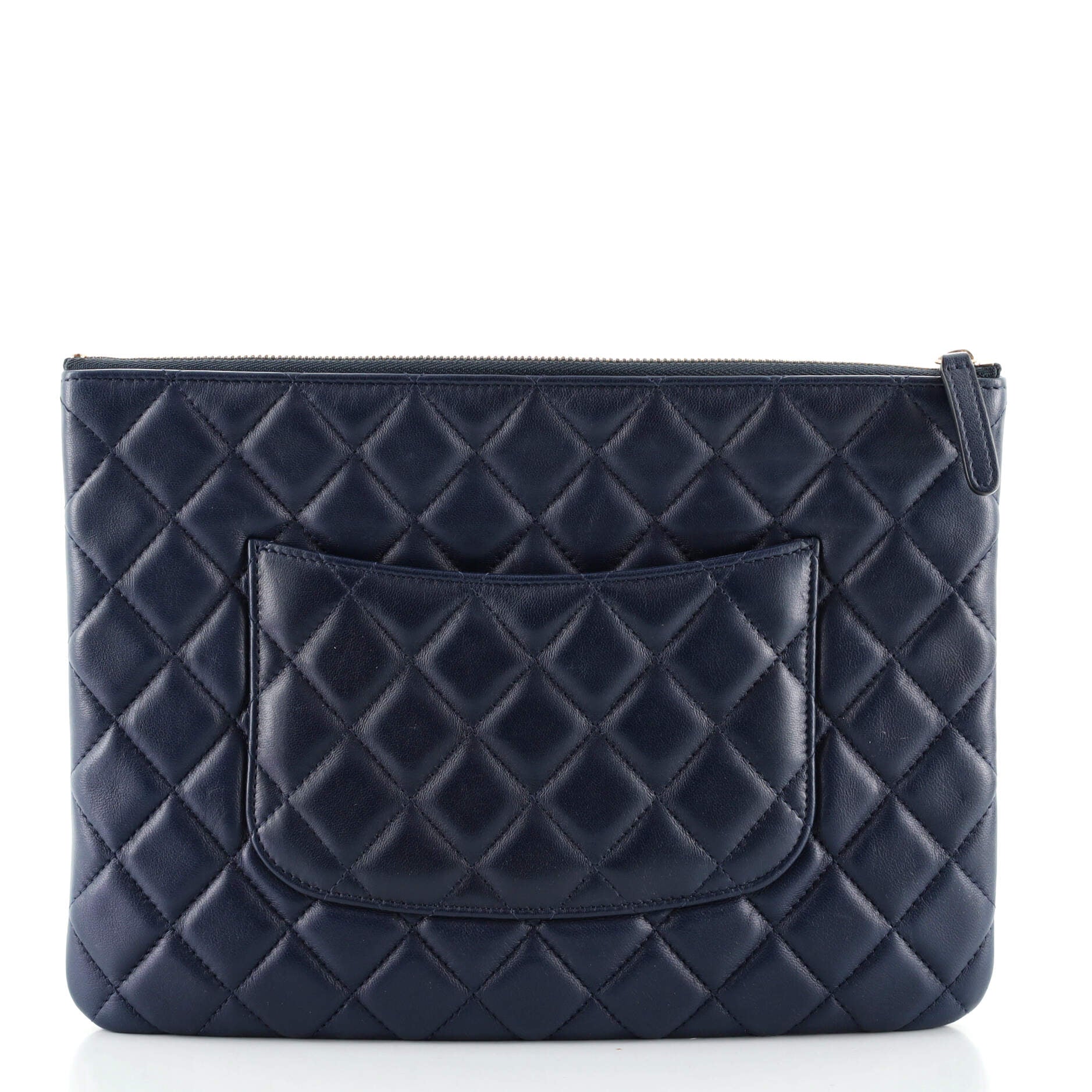 O Case Clutch Quilted Lambskin Medium