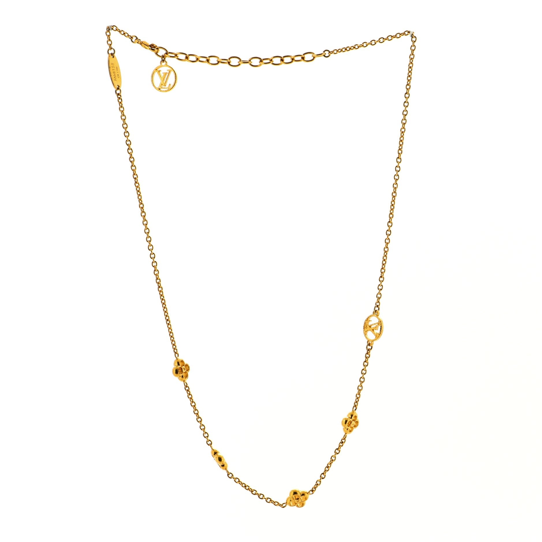 Flower Full Necklace Metal