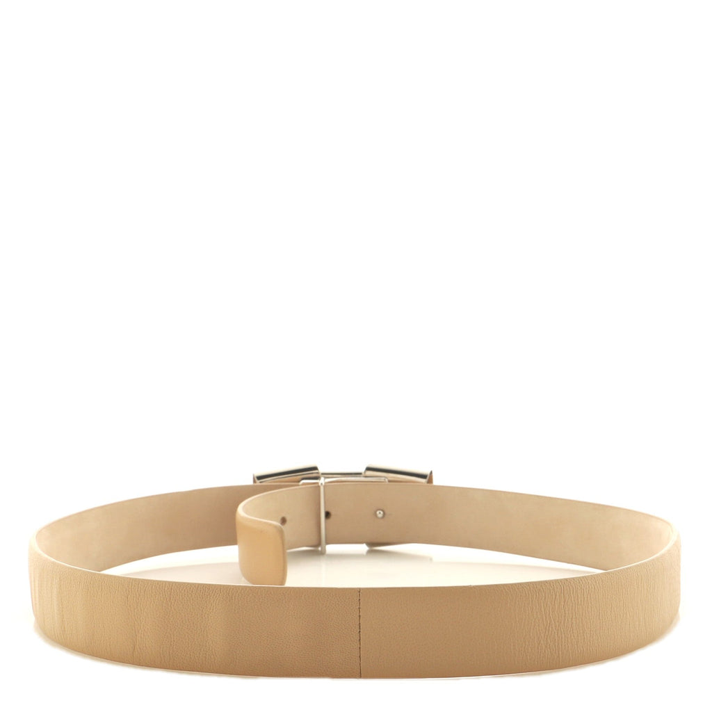 Bow Belt Metal and Leather 80