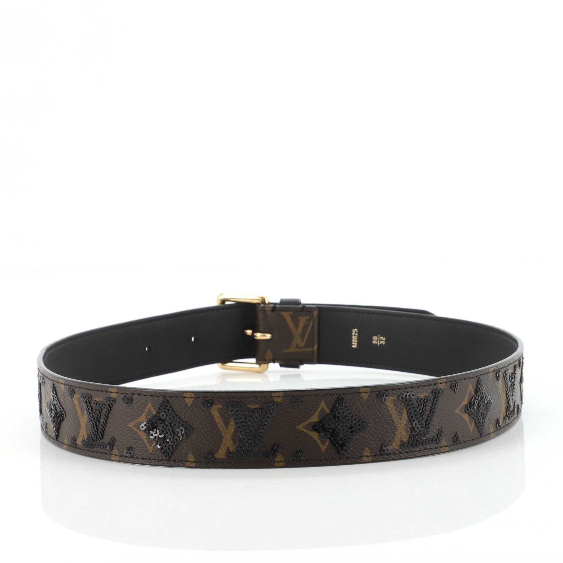 Ceinture Belt Monogram with Sequins Medium 80