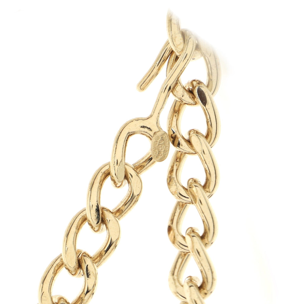 Logo Charm Chain Belt Metal 95