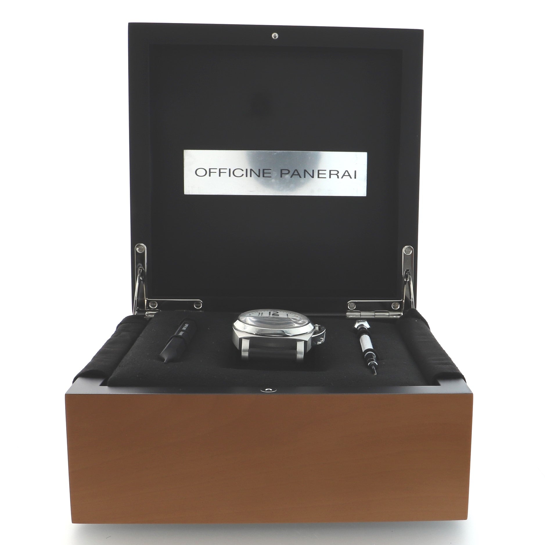 Luminor Base Manual Watch Stainless Steel and Rubber 44