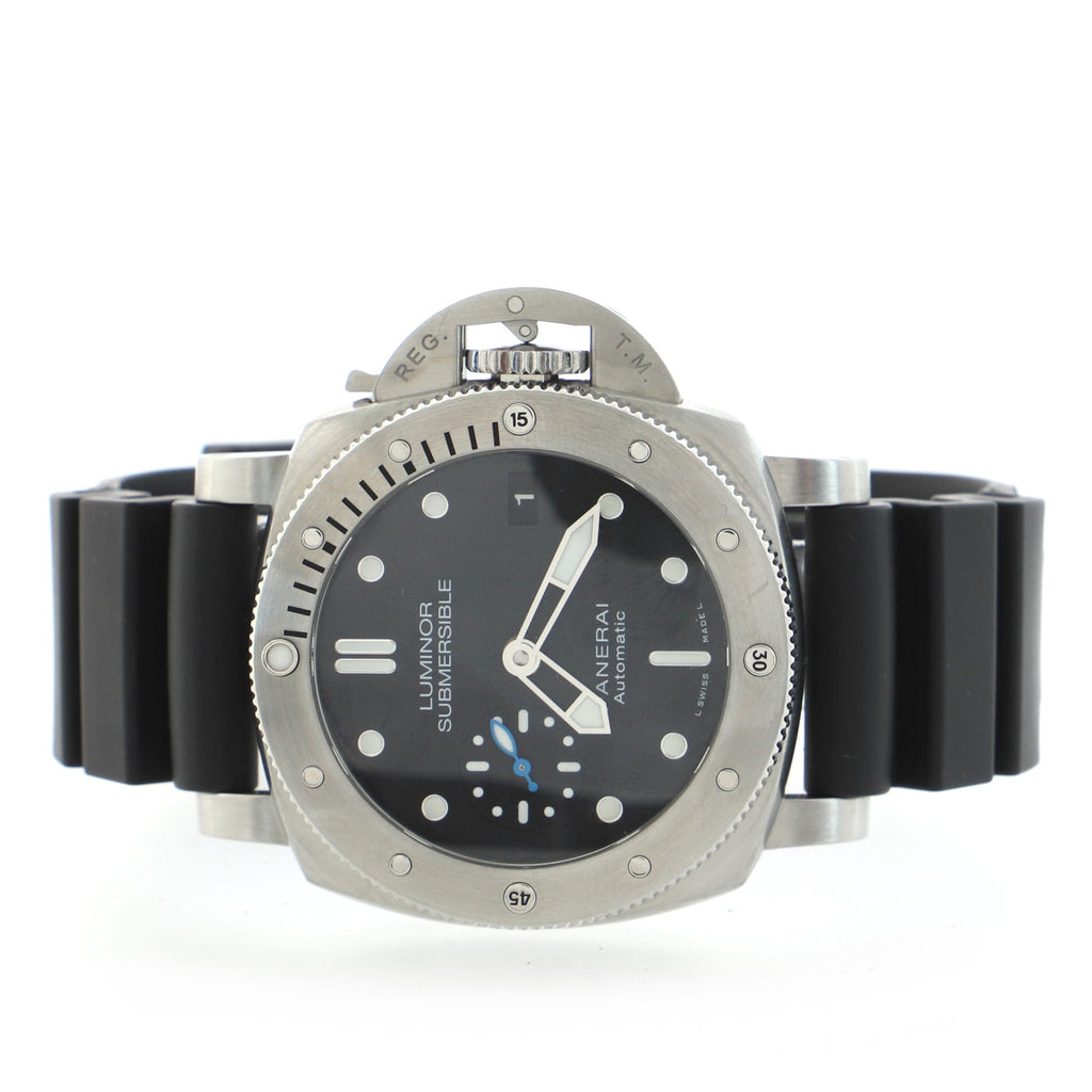 Luminor Submersible PAM 25 Automatic Watch Titanium and Rubber 44