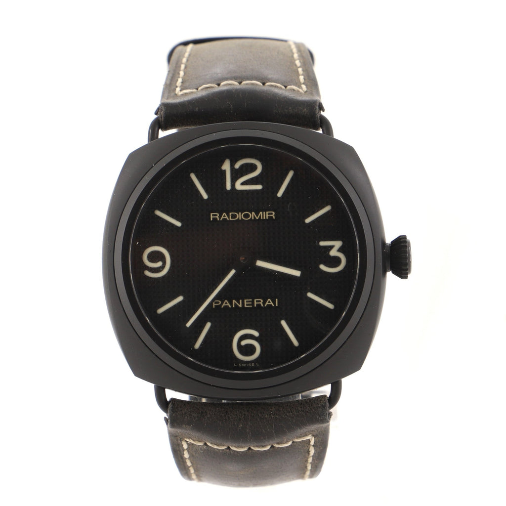 Radiomir Manual Watch Ceramic and Leather 45
