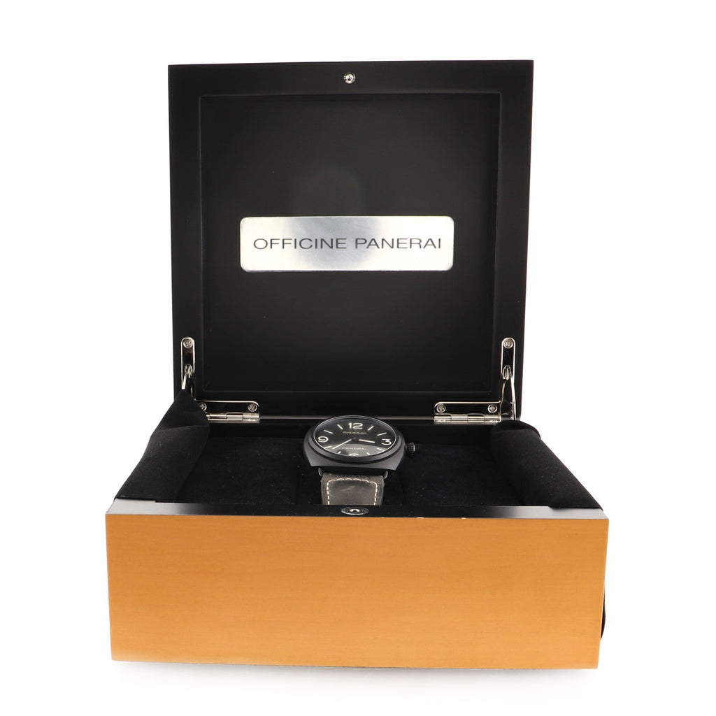 Radiomir Manual Watch Ceramic and Leather 45