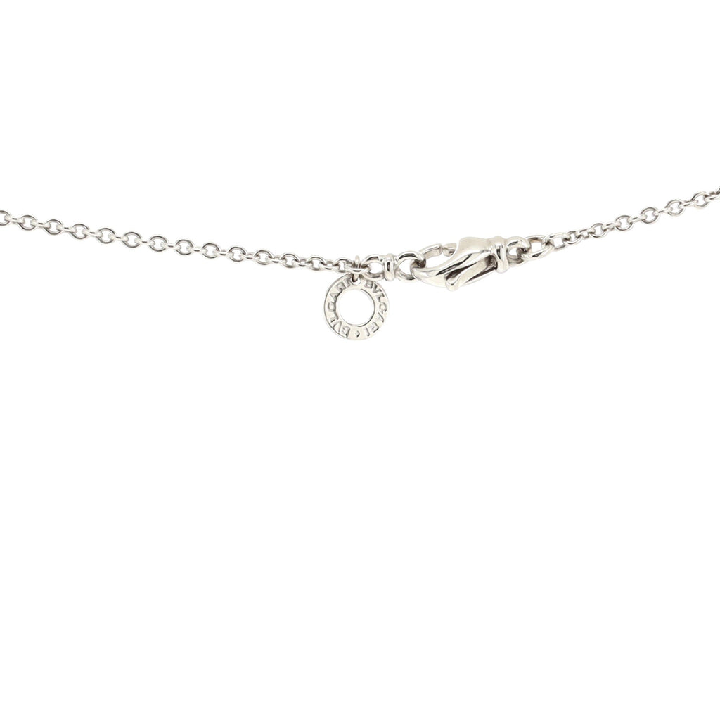Latin Cross Necklace 18K White Gold