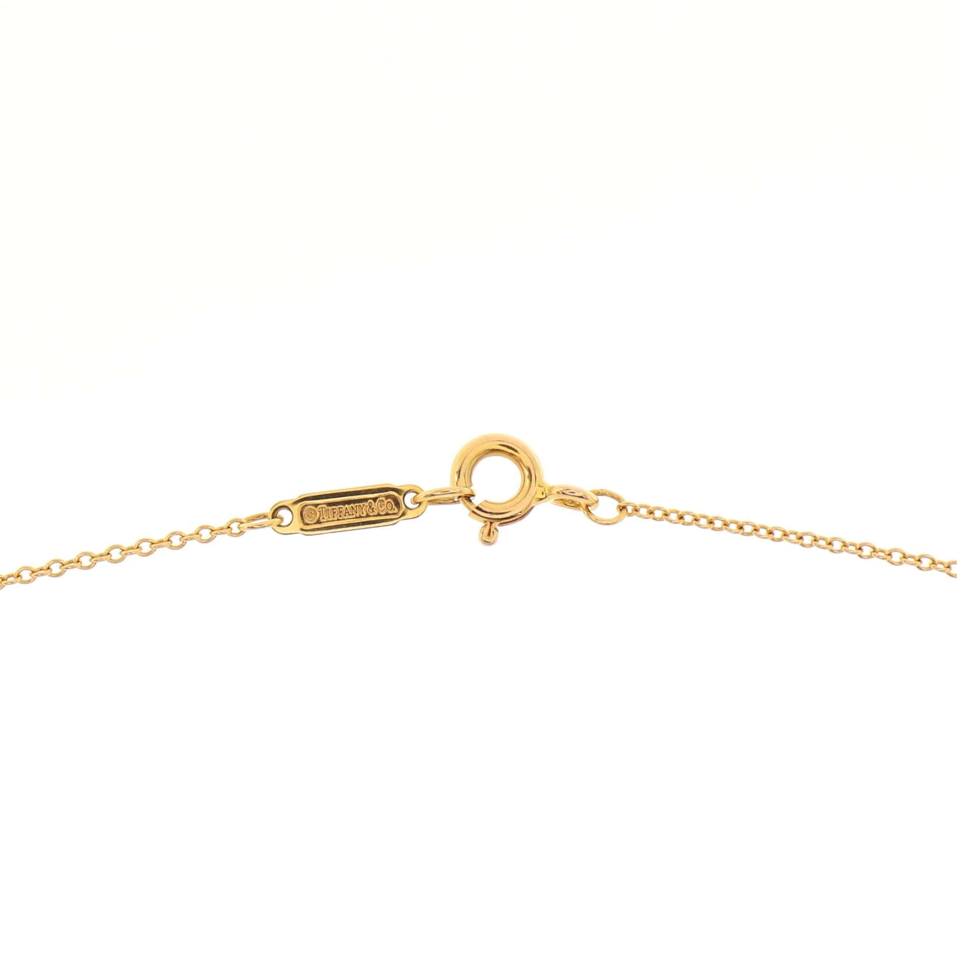 Metro Horseshoe Pendant Necklace 18K Rose Gold with Diamonds