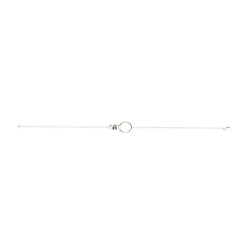 Love Interlocking Bracelet 18K White Gold