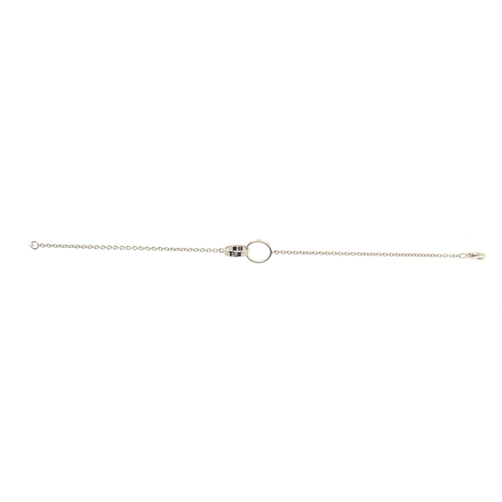 Love Interlocking Bracelet 18K White Gold