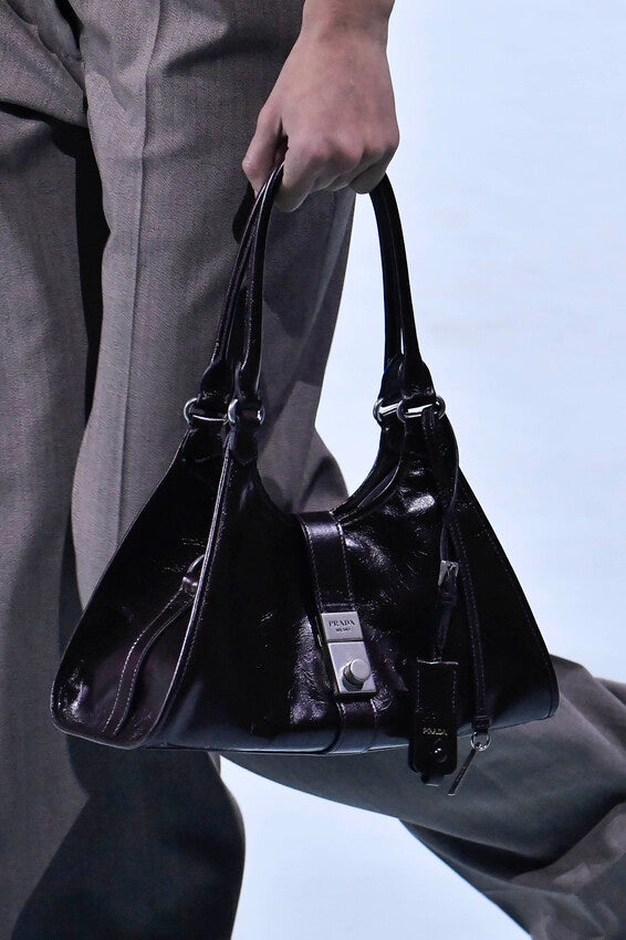 Prada 'S/S 25 Leather Tote' Shoulder Bag