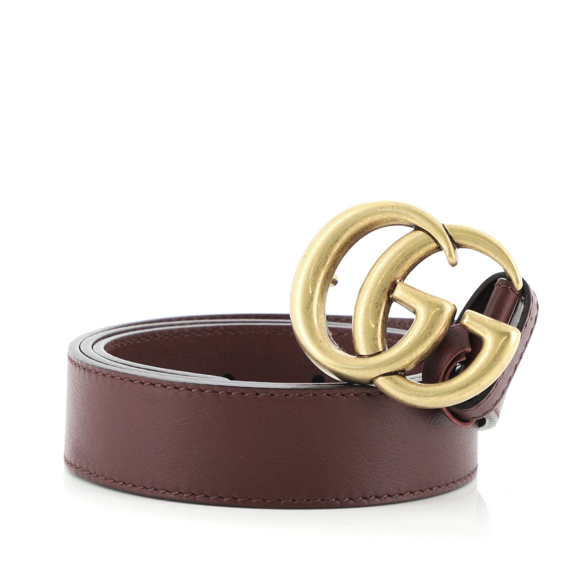 GG Marmont Belt Leather Medium 80