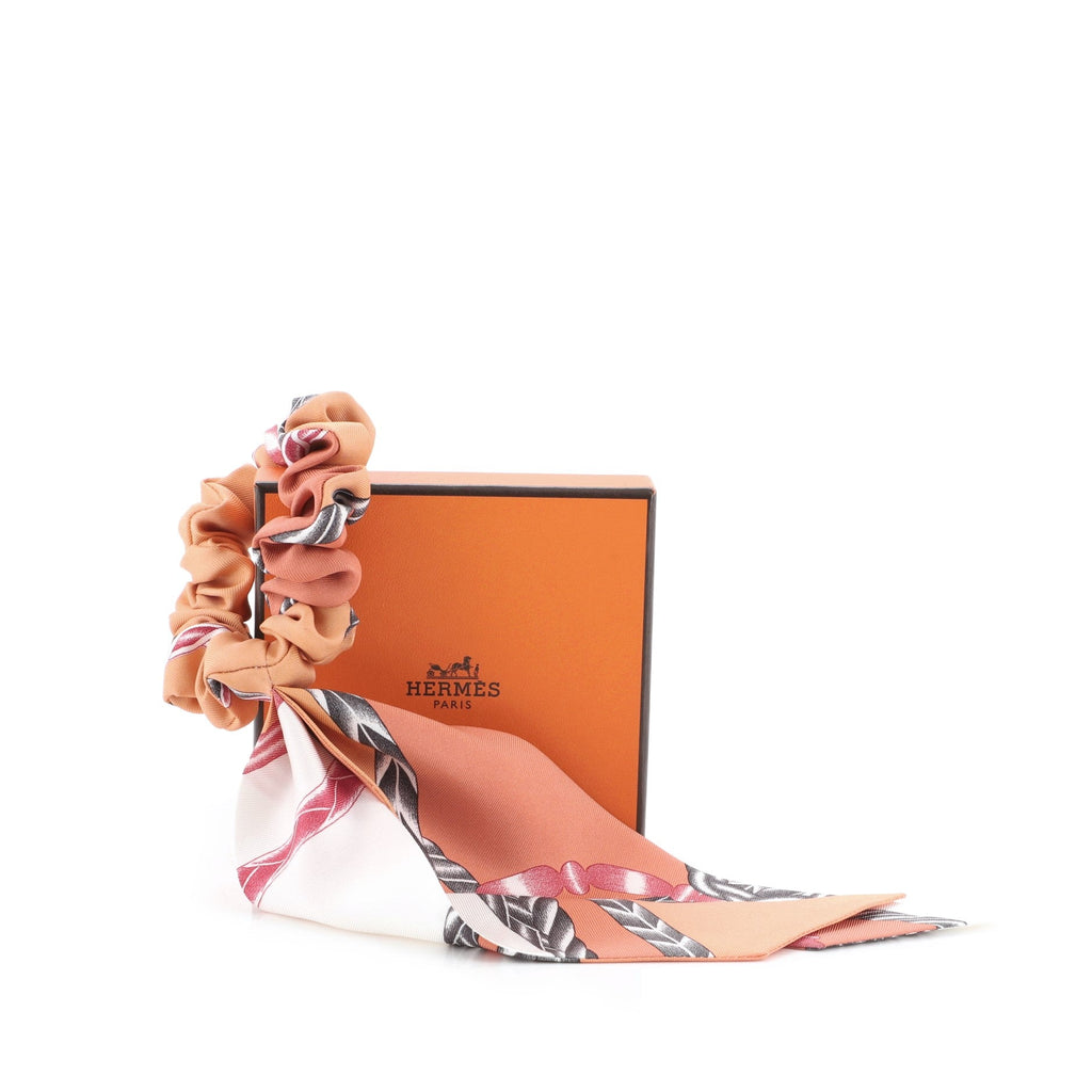Bella Scrunchie Printed Silk XS