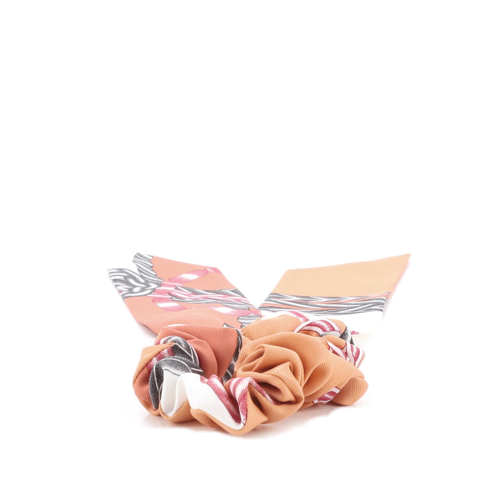 Bella Scrunchie Printed Silk XS