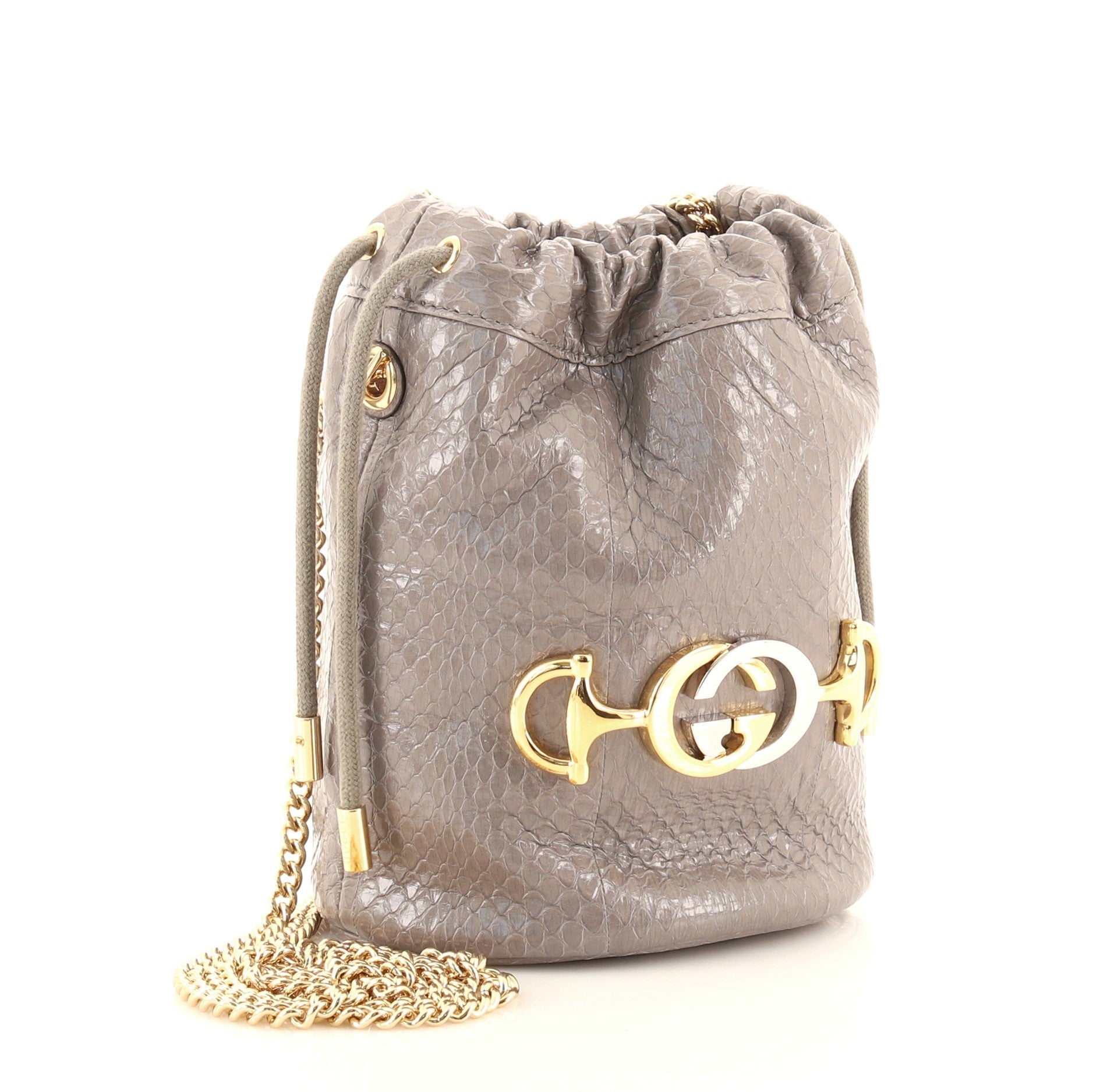 Zumi Bucket Bag Snakeskin Mini